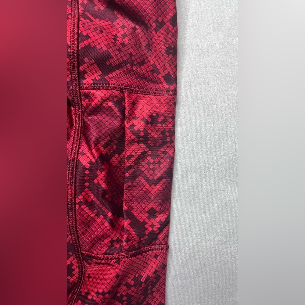 lululemon athletica Red Snake Print Jean Shorts - Picture 8 of 8